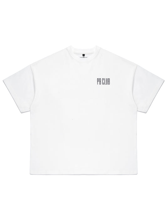 PB Club Signature T-Shirt: Vintage White